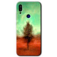 Xiaomi Redmi Note 7 HD Baskılı Kılıf + 9D Tam Ekran Koruyucu - Outlines Paint