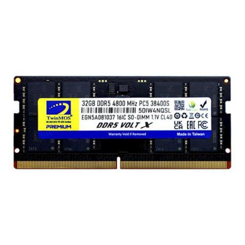TwinMOS TMD532GB4800S40, 32GB, DDR5, 4800MHz,  CL40, 1.1V Notebook Ram