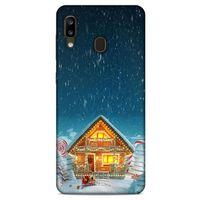 Samsung Galaxy A20 Kılıf Snowix (8) Baskılı Kılıf Lacivert