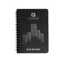 ALEX SPİRALLİ PP KAPAK DEFTER SİYAH A5 60 Yaprak (ALEX -1937)