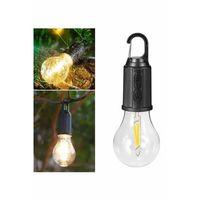 Şarjlı Aydınlatma Ampul Tasarımlı Ambians Işık Askılı Kamp Lambası