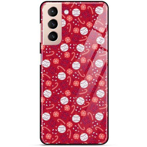 Samsung Galaxy S21 Plus Kılıf Yılbaşı Süsleri (48) Bumper Kılıf