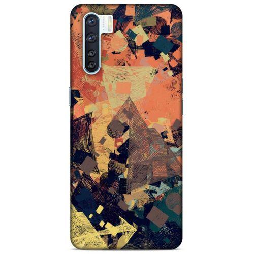 Lopard Oppo A91 Uyumlu Kılıf Soyut Sanat (35) Baskılı Fit Design Kılıf