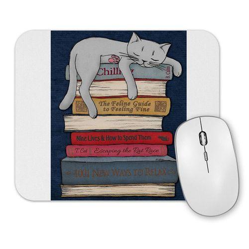 Kitap Okuyan Kedi Cats Mouse Pad