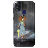 Samsung Galaxy M21 Kılıf FunnyMaX (30) Silicone Case Antrasit