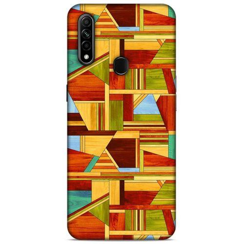 Lopard Oppo A31 Uyumlu Kılıf Wood'X (46) Core Armor Kılıf Desenli