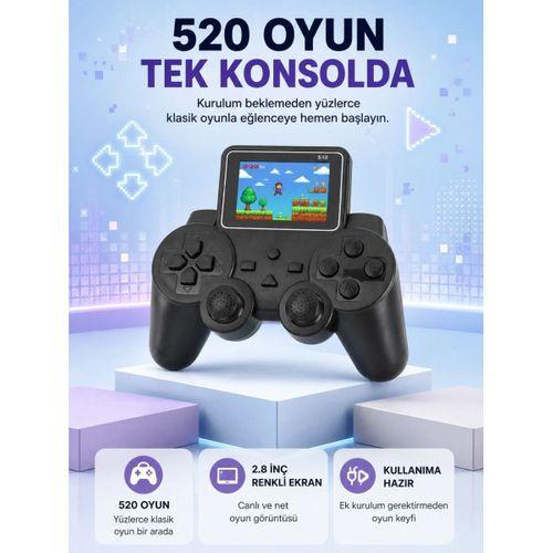 S10 Retro Oyun Konsolu Taşınabilir 2.8 İnç Ekran Ergonomik Nostalji Yeni Nesil