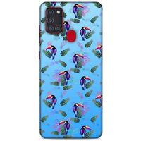 Frutix Ananas 02 Samsung Galaxy A21s Kılıf Desenli Silikon