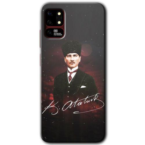Reeder S19 Max Kılıf HD Desen Baskılı Arka Kapak - Kemal Atatürk