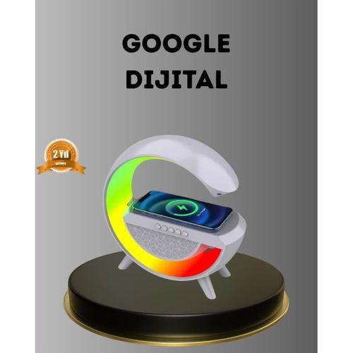 Bluetooth 5.0 Hoparlör – Kablosuz Şarj, Rgb Gece Lambası Ve Fm Radyo