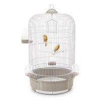 Imac Luna Yuvarlak Kuş Kafesi Bej/beyaz 40x70,5cm