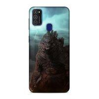 Samsung Galaxy M21 Uyumlu Kılıf BMovie (26) Tpu Silikon Kılıf Godzilla
