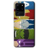 Samsung Galaxy S20 Ultra HD Baskılı Kılıf + 9D Tam Ekran Koruyucu - Avengers-1