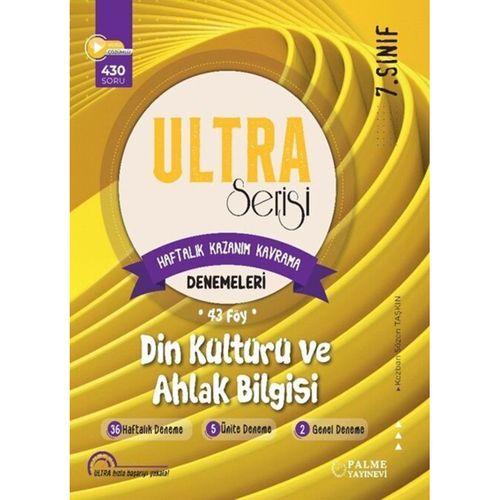 7. Sınıf Din Kültürü Ve Ahlak Bilgisi Ultra Serisi Denemeleri 43 Föy Palme Yayınları