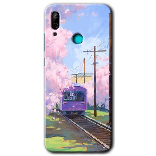 Huawei P smart 2019 Kılıf HD Desen Baskılı Arka Kapak - Rails Paint