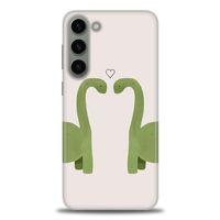 Samsung Galaxy S23 Plus Kılıf HD Baskılı Kılıf - Dinazor Aşkı + Tam Ekran Koruyucu