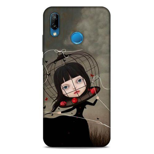 Lopard Huawei P20 Lite Uyumlu Kılıf Manipülasyon ☻ (40) Fit Silikon Kılıf Desenli