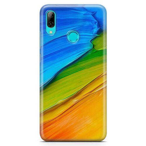 Huawei Y7 2019 Kılıf Tempere Arka Kapak Koruma Desenli Full Koruyucu