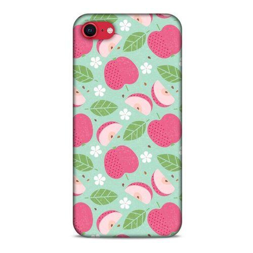 Frutix Elma 05 Apple iPhone SE 2020 Kılıf Desenli Silikon