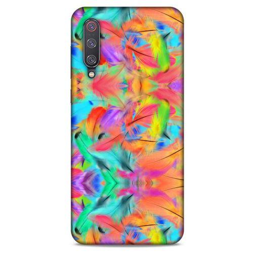 Xiaomi Mi 9 Kılıf Desenli Özel Seri Tüyler (32) Soft Silikon Kılıf