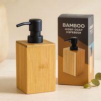 Bambu Sıvı Sabunluk (Siyah Pompa) 7 x 11.5 cm