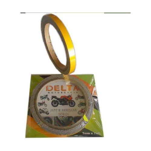 SEVGENT Sarı 7Cm X 7 M Opak 1 Set Jant Şeridi