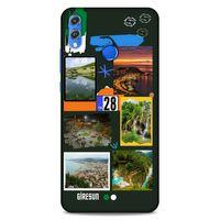 Lopard Huawei Honor 8x Uyumlu Kılıf Şehirli ※ (28) Giresun Arka Kapak