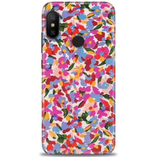 Xiaomi Mi A2 Lite Kılıf HD Baskılı Kılıf - Renkli Baskı + Tam Ekran Koruyucu