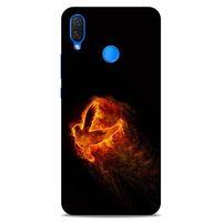 Lopard Huawei Psmart 2019 Uyumlu Kılıf FireX (30) Silicone Case Ateş Kartal