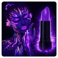UV Neon Mor Ruj – Karanlıkta Parlayan Makyaj Boyası