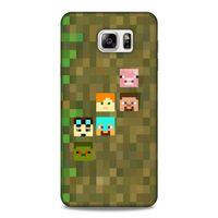 Lopard Samsung Galaxy Note 5 Uyumlu Kılıf PiXel (14) Lansman Kılıf Minecraft Karakterleri