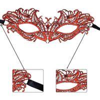 Kırmızı Dantel Masquerade Maskesi