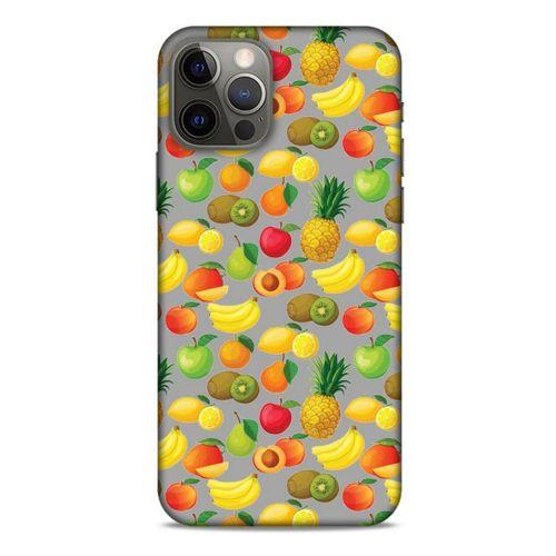 Frutix Meyve Mix 11 Apple iPhone 12 Pro Kılıf Desenli Silikon