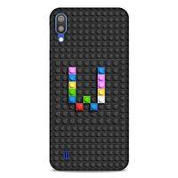 Lopard Samsung Galaxy M10 Uyumlu Kılıf BloX (39) Liquid Crystal Kılıf W Harfi