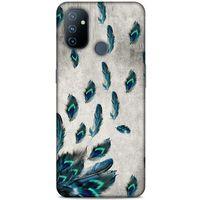 Huawei P40 Pro Kılıf Desenli Özel Seri Tüyler (16) Kalın Kılıf