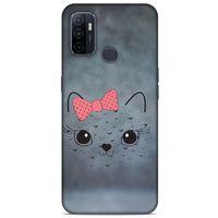 Lopard Huawei P40 Uyumlu Kılıf Kediler (13) Silikon Kap Papyonlu