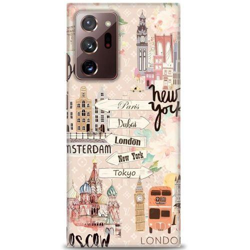 Samsung Galaxy Note 20 Kılıf HD Baskılı Kılıf - Berlin Set + Tam Ekran Koruyucu