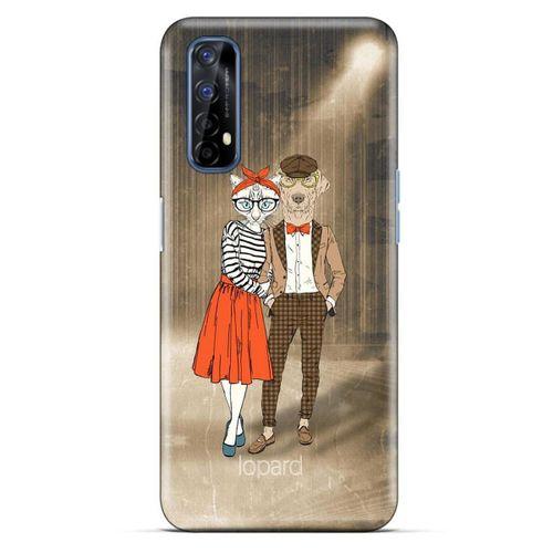 Oppo Realme 7 Kılıf FunnyMaX (31) TPU Kılıf Kahverengi