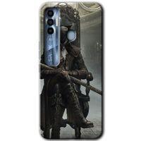 Potkal Hediye Fabrikası Tecno Spark 7 Pro Kılıf HD Desen Baskılı Arka Kapak - Bloodborne Hunters