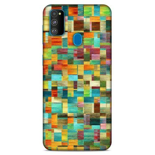 Lopard Samsung Galaxy M30s Uyumlu Kılıf Soyut Sanat (50) Desenli Shockproof Kılıf