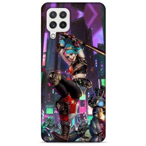 Samsung Galaxy A22 Uyumlu Kılıf Harley Quinn (29) Arka Koruma Kılıfı Koyu haki