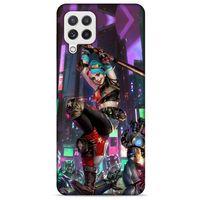 Samsung Galaxy A22 Uyumlu Kılıf Harley Quinn (29) Arka Koruma Kılıfı Koyu haki