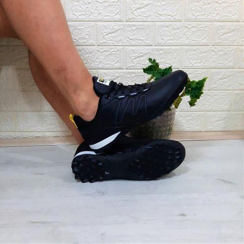 Jump 29112 Büyük Numara Siyah-Sarı Halısaha Futbol Ayakkabı