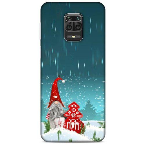 Xiaomi Redmi Note 9 Pro Kılıf Snowix (34) Slim Armor Kılıf Gri Kırmızı