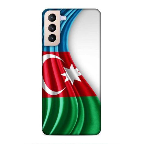 Samsung Galaxy S21 Plus Uyumlu Kılıf Azarbaijan (21) Koruyucu Kapak Bayrak