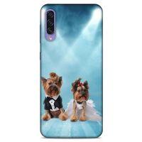 Samsung Galaxy A50s Kılıf Köpek Kıyafetleri (18) Telefon Kılıfları Yorkshire Gömlek Papyon