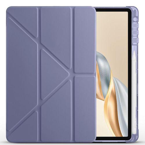 Honor Pad X9 Pro Kılıf Zore Tri Folding Kalem Bölmeli Standlı Kılıf