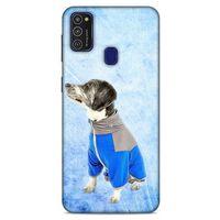 Samsung Galaxy M21 Kılıf Köpek Kıyafetleri (37) Silicone Cover Polar Mont