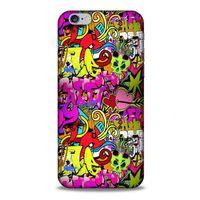 Graffitix (6) Desenli Silikon Kapak Apple Iphone 6 Kılıf