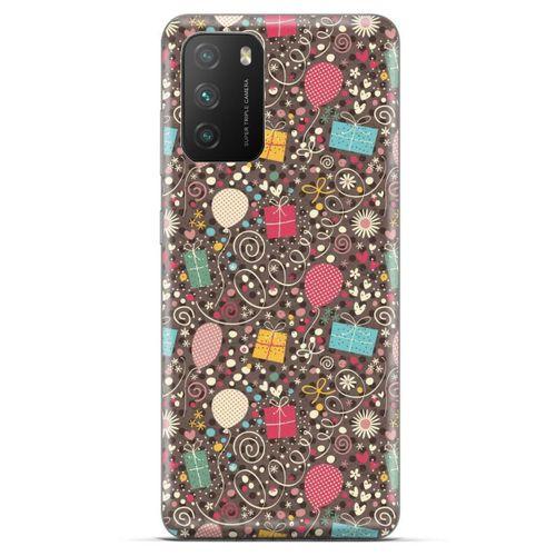 Xiaomi Poco M3 Kılıf Yılbaşı Süsleri (27) Tasarımlı Kılıf